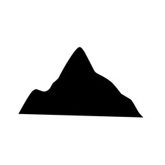 mountain, hill and rock silhouettes
