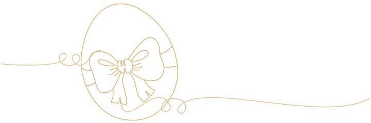 line art egg illustration background with a easter day