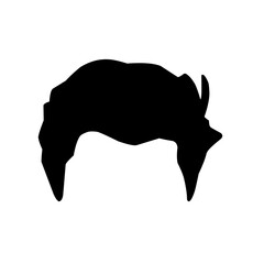 Silhouettes of hair styling