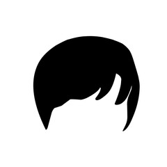 Silhouettes of hair styling