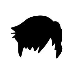 Silhouettes of hair styling
