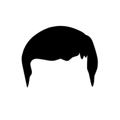 Silhouettes of hair styling