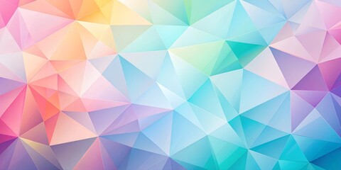 Fototapeta premium Abstract geometric shapes with pastel colors and s