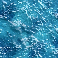 Obraz premium Textured Blue Water Surface Pattern