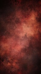 Abstract Red and Brown Textured Background Fiery Hues Dramatic Swirls Intense Color Palette Grunge Style Design Element.