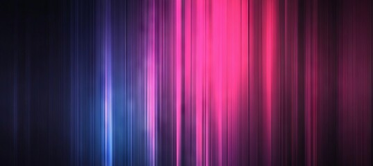 Dark Background with Vertical Gradient from Purple to Pink and Blue with Light Stripes - AI generated illustration