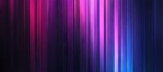 Dark Background with Vertical Gradient from Purple to Pink and Blue with Light Stripes - AI generated illustration
