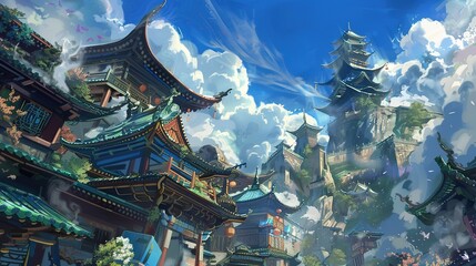 Obraz premium Pagoda_freepik_ancient_chinese_architecture_chines