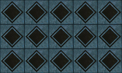 Polished blue basalt pattern for games and architecture