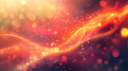 Abstract colorful background with glowing lights and soft bokeh effects.
