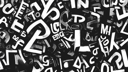 Fototapeta premium retro typography letter