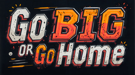 go big or go home Text