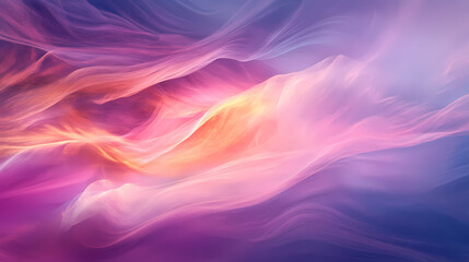 Fototapeta premium A softly blurred backdrop of light pink and purple watercolor strokes, creating a dreamy and ethereal atmosphere. generative ai. Lyrical Abstract. Illustration