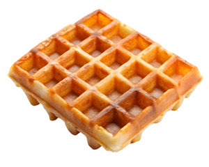 High-Quality PNG of viennese waffles on transparent background. png file– High Resolution 