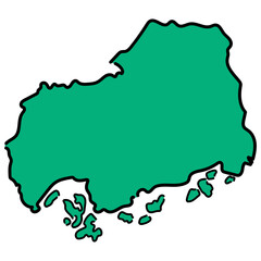 手書きの日本_広島県_01