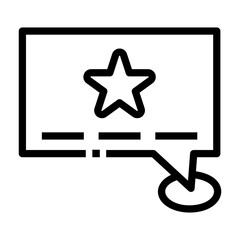rating Line Icon
