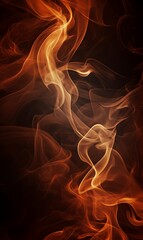 Fototapeta premium Brown background. Abstract brown smoke background