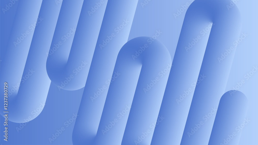 Poster abstract background with blue fluid and liquid shapes futuristic banner design in a modern style, cu