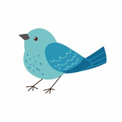 blue bird on a branch