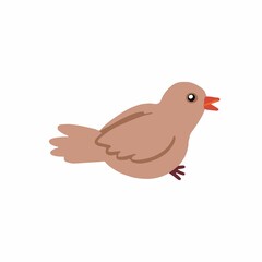 dove in hand vector