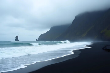 waves on the beach