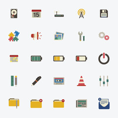 Colorful icon set