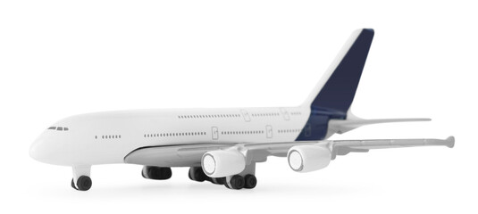 One model of plane isolated on white