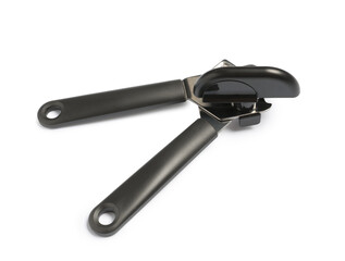 One can opener isolated on white. Kitchen utensil