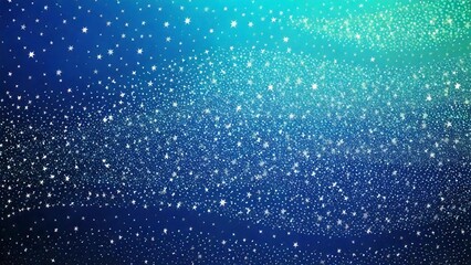 Obraz premium 魔法のようなキラキラ 宇宙風背景素材 16:9サイズ AI生成素材 ブルー
