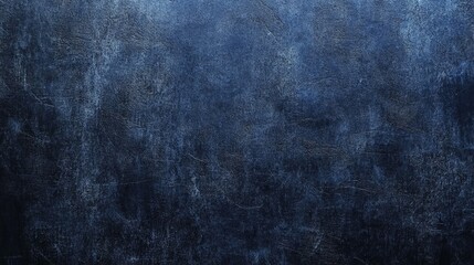 Dark Blue Textured Background: Abstract Deep Indigo Wall Paint Texture.