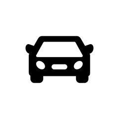 Car icon vector illustration. car sign and symbol. small sedan