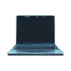 the AI Image Generator, Modern Laptop Computer with a Digital Display