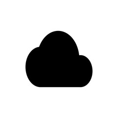 Cloud icon vector illustration. cloud sign and symbol