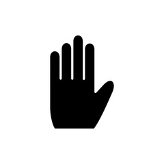 Hand icon vector illustration. hand sign and symbol. hand gesture