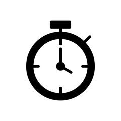 stopwatch icon vector illustration. Timer sign and symbol. Countdown icon. Period of time