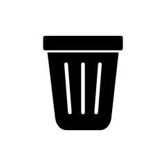 Trash icon vector illustration. trash can icon. delete sign and symbol.