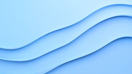 Obraz premium Abstract Blue Wavy Lines Background Design