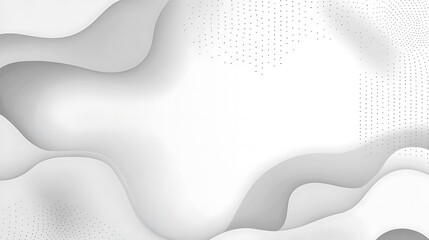 Fototapeta premium Abstract White Waves Background Design