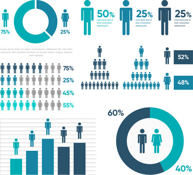 blue infographic