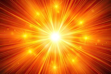 Obraz premium A dazzling orange sun dominates this high-resolution wallpaper, boasting deep depth of field and intense sunlight for a vibrant display.
