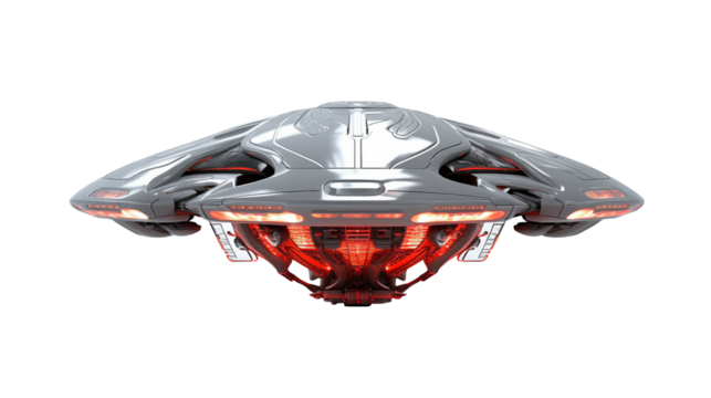 Futuristic Spaceship Design Sci Fi Spaceship 3D Render