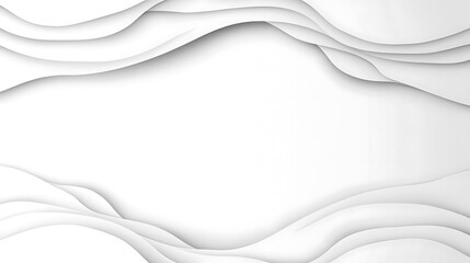 Abstract White Wave Pattern Background Design