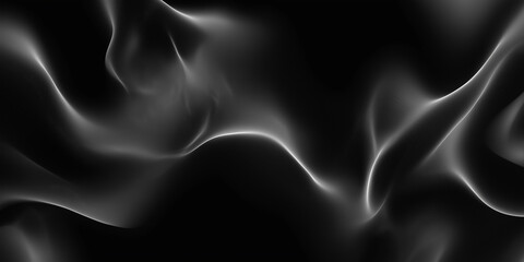 Obraz premium Abstract black and white waving background creating smooth shapes
