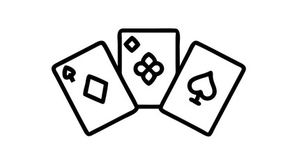 cards for playing solitaire. playing cards. poker game. card games
