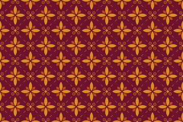 Traditional Batik Seamless Pattern
