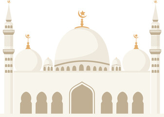 mosque vector illustration
