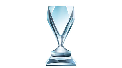 Elegant Crystal Award Trophy Achievement Recognition