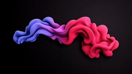 Abstract Fluid Sculpture: A mesmerizing display of flowing, colorful fluid art forms, with vibrant hues and dynamic shapes, evoking a sense of movement and artistic expression. 