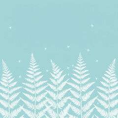 Obraz premium background with fir branches