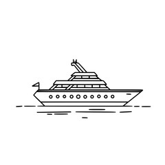 Obraz premium Cruises vector illustration